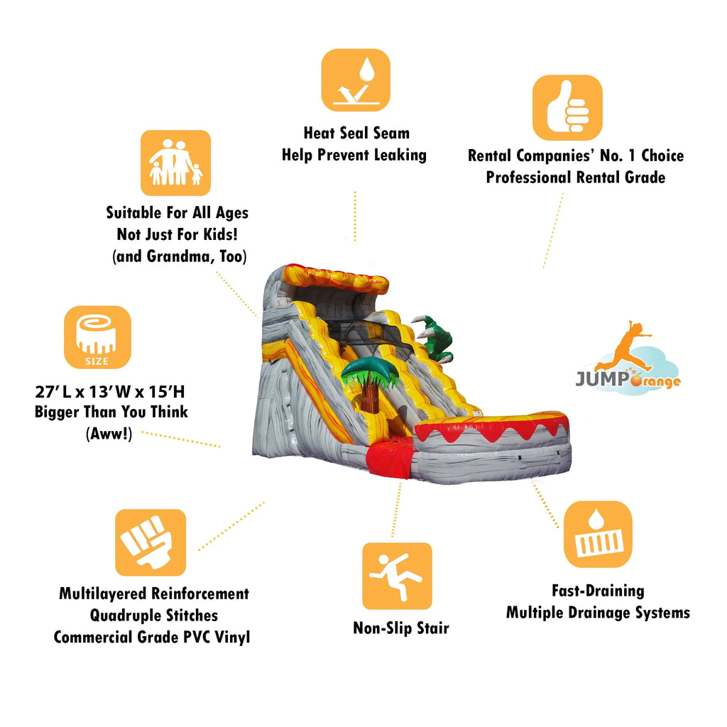 Commercial Grade Water Slide with Splash Pool I2133