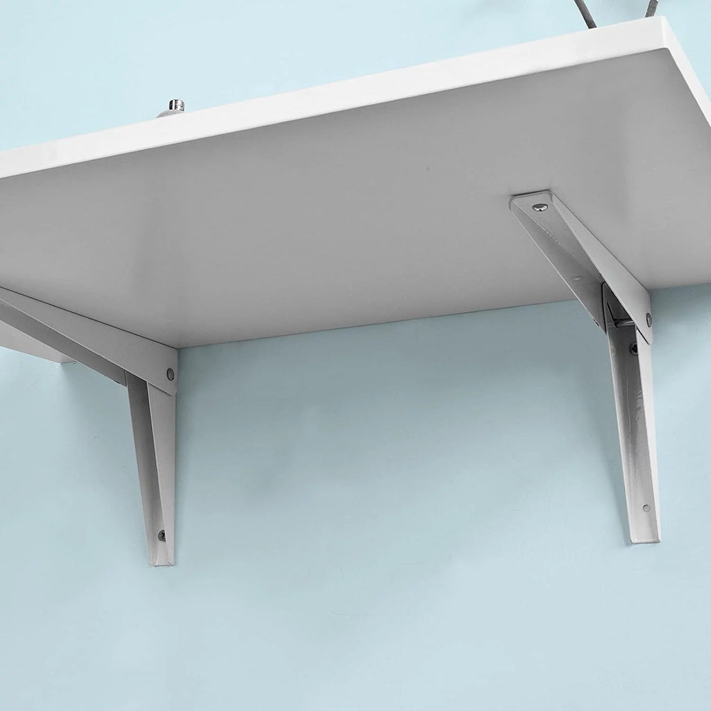 Wall-Mounted Drop-Leaf Folding Table White O181994