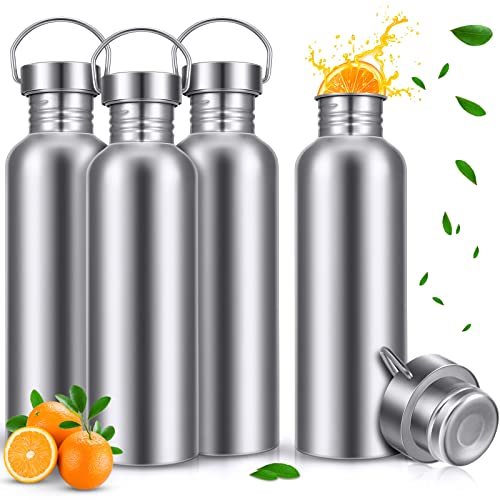 4 Pack 34 oz Stainless Steel Water Bottles N543