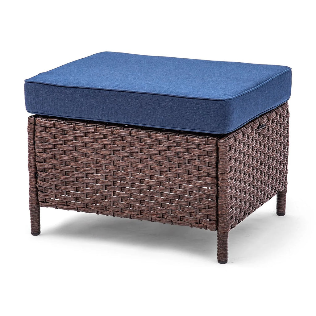 7 Pieces Rattan Patio Sofa Set with Cushions P890