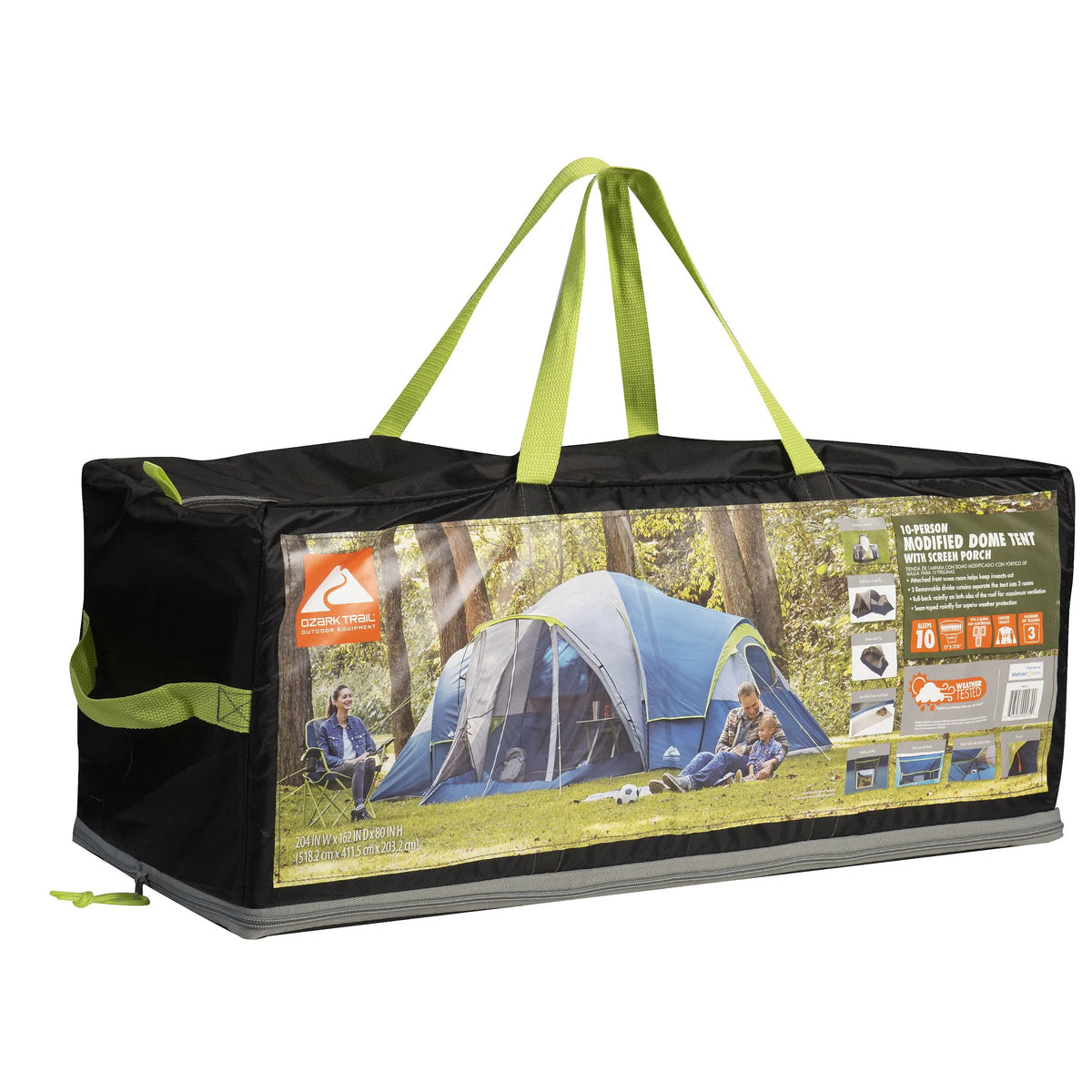 10-Person Modified Dome Tent with Screen Porch H9654