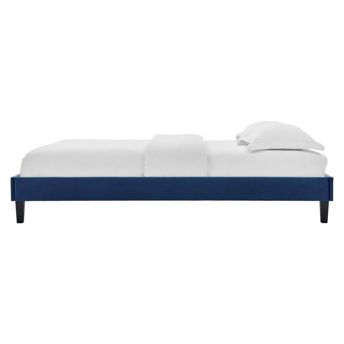 Full Size Velvet Platform Bed Frame G281221