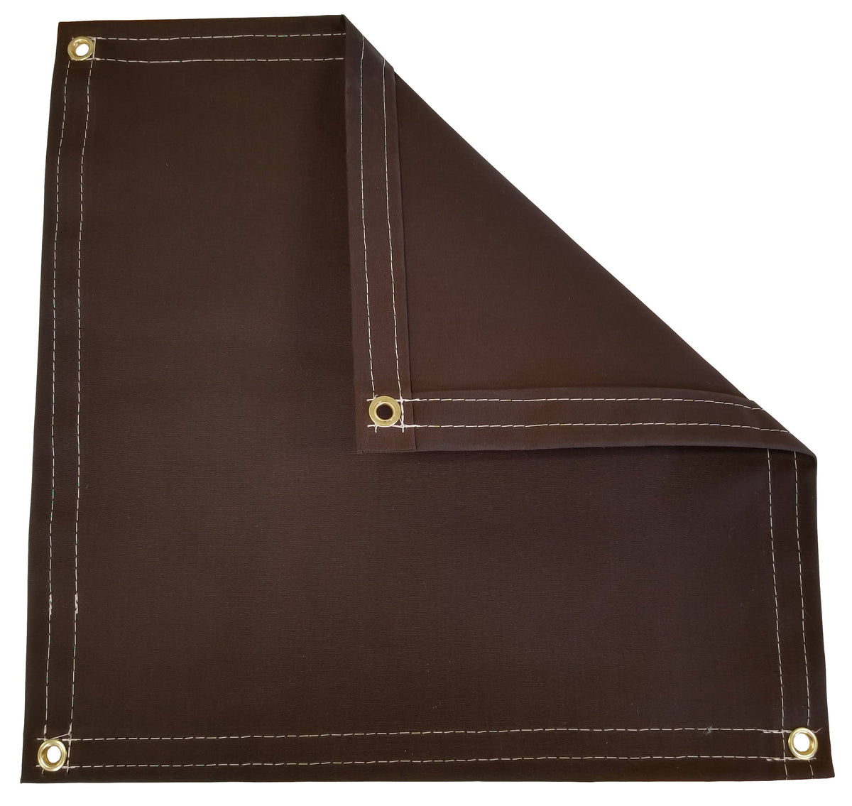 Brown 10' x 16' Polyester Canvas Tarp X625507