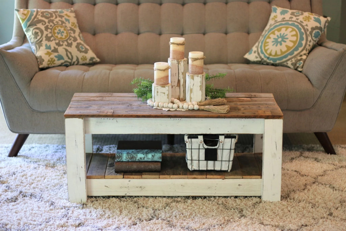 White Combo Coffee Table N86196