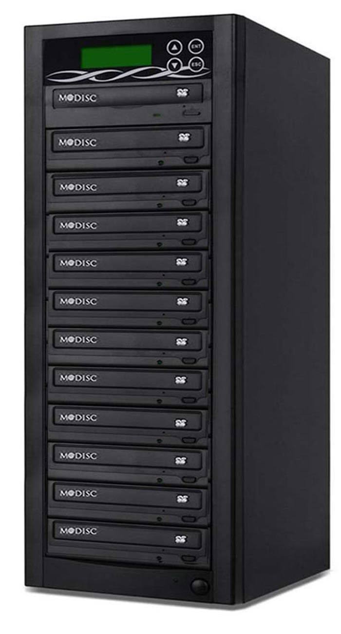 11 Target SATA DVD Duplicator with Built-In M-Disc Support Burner B456