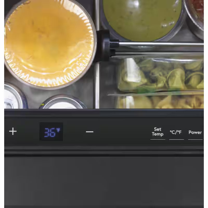5.7 cu. ft. Matte Black Undercounter Dual-Drawer Refrigerator W22482
