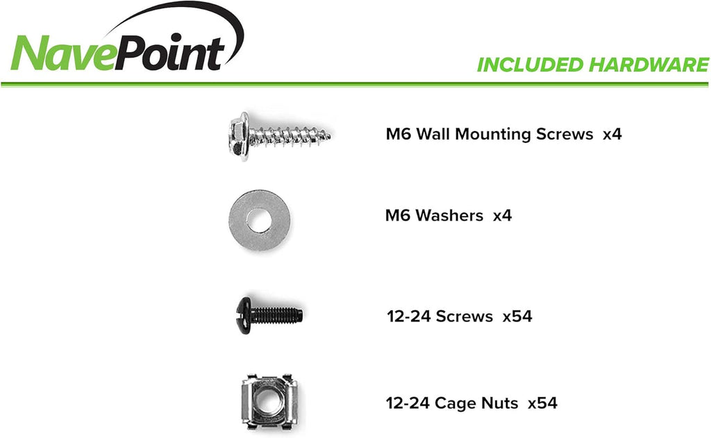9U Wall-Mount Open Frame Steel Network Equipment Rack E410