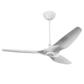60 Ceiling Fan with Brushed Aluminum Blades and White Finish Y158