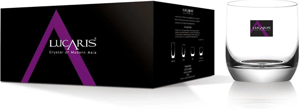 Crystal Double Old Fashioned Glasses Set Of 6 U2310