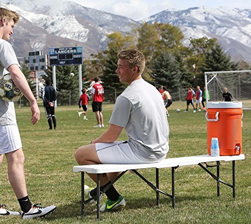 Portable Folding Bench White J507