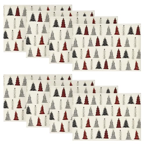 Green Christmas Placemats Set of 4 M14925