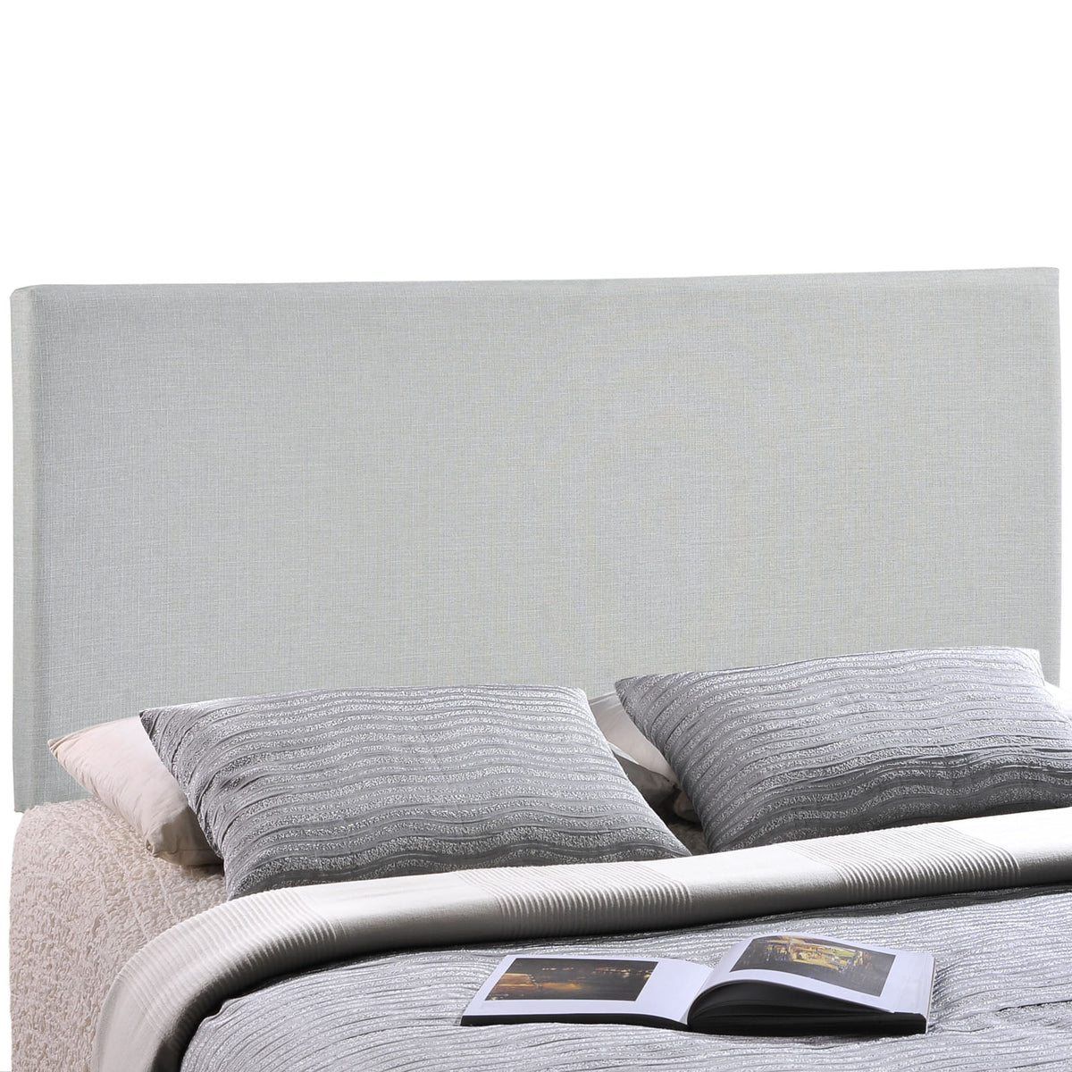 King Upholstered Fabric Headboard V51304