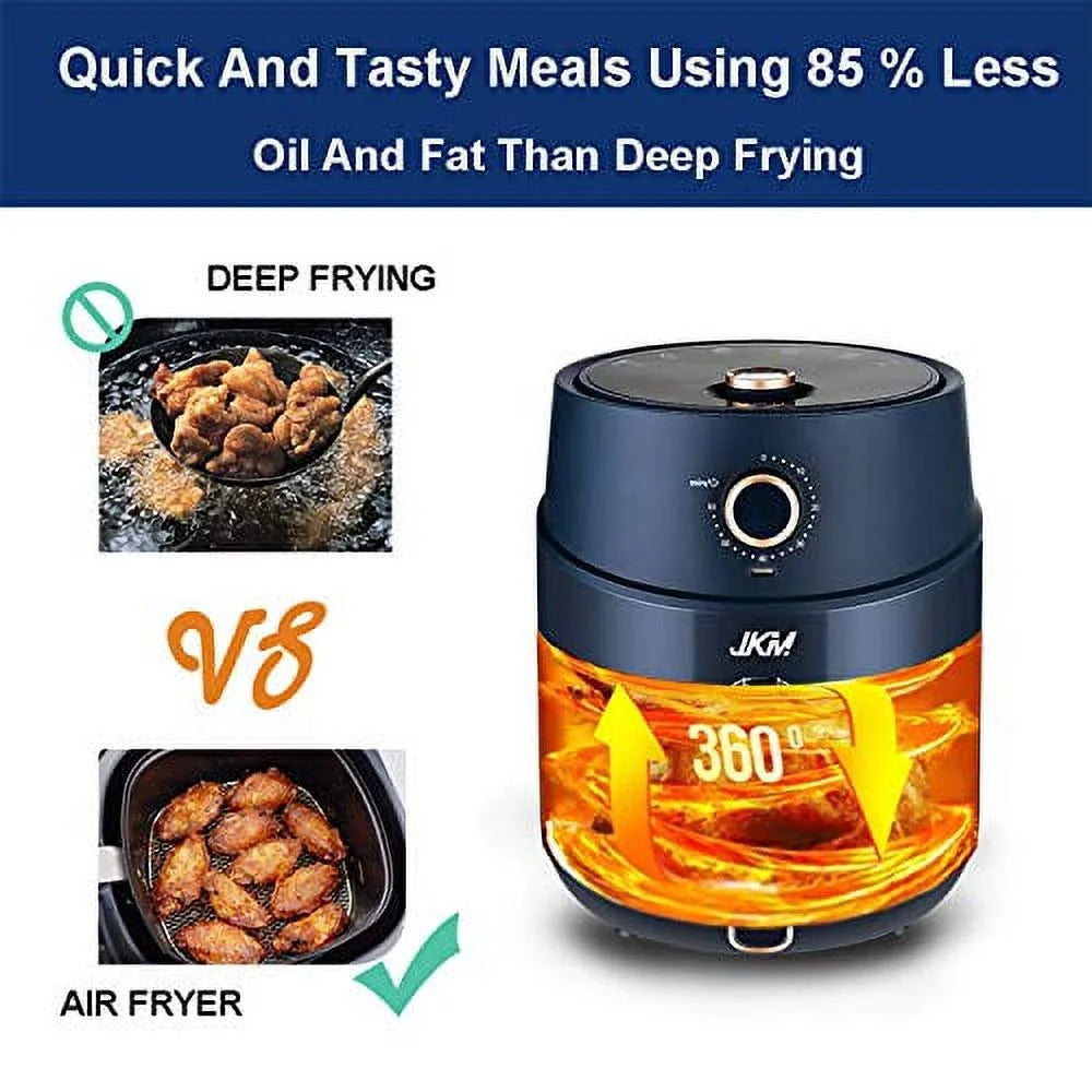 Navy Blue 3.7 Quart Air Fryer Oven W2205