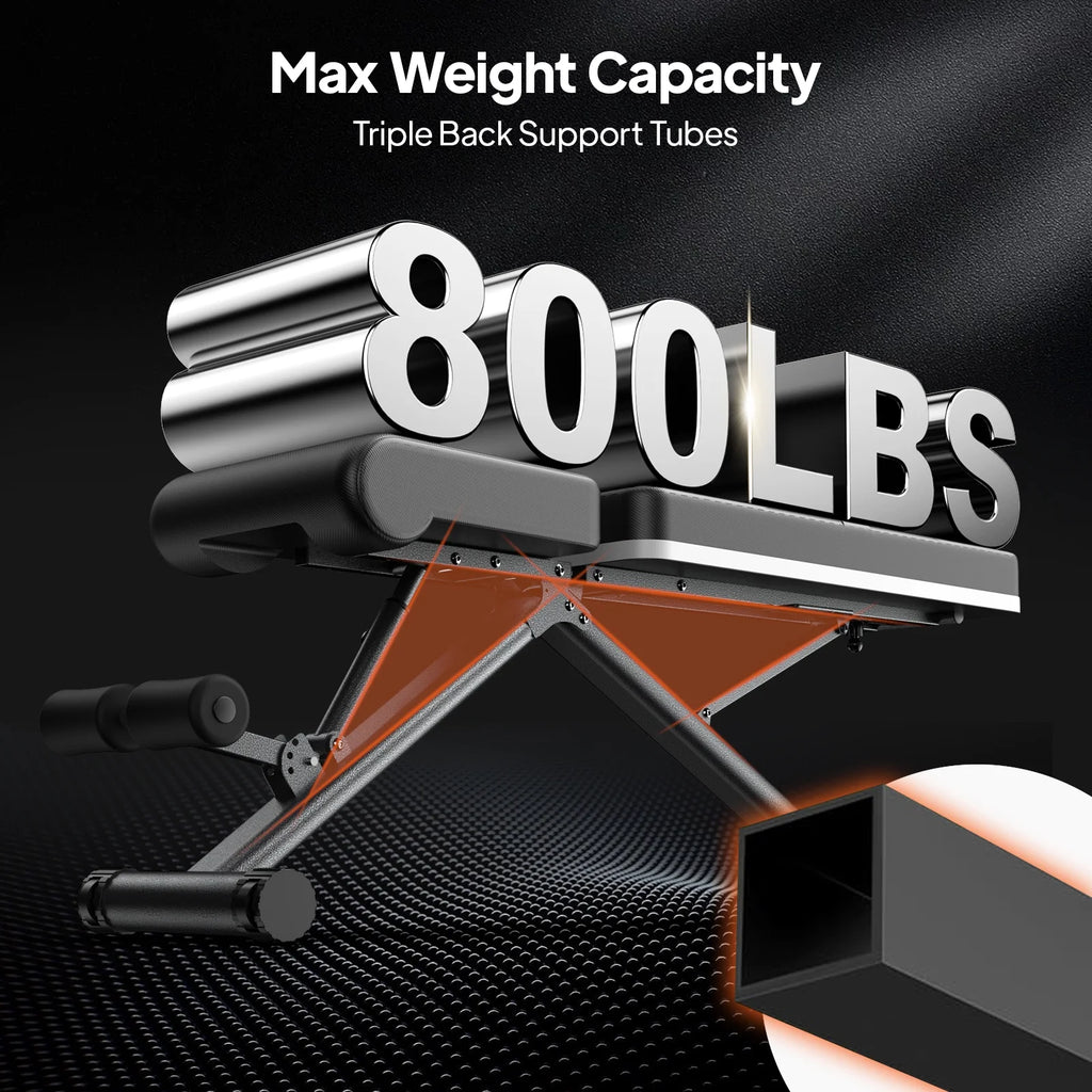 Foldable Adjustable Weight Bench P723