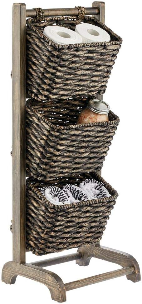 3 Tier Standing Storage Basket Stand J1220