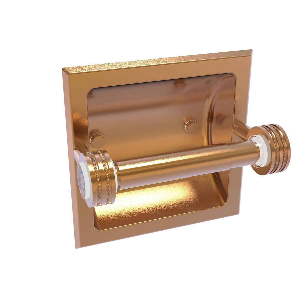 Brushed Bronze Recessed Toilet Paper Holder P49852