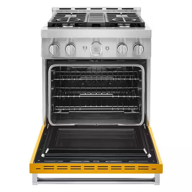 30 in. 4.1 cu. ft. Smart Gas Range with Self-Cleaning and True Convection G441908