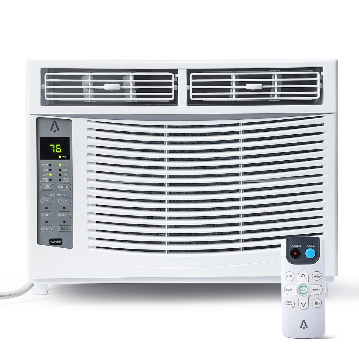6000 BTU White Window Air Conditioner with Remote U643