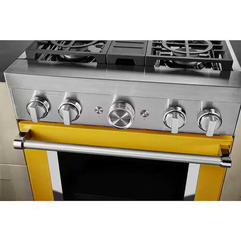 30 in. 4.1 cu. ft. Smart Gas Range with Self-Cleaning and True Convection G441908