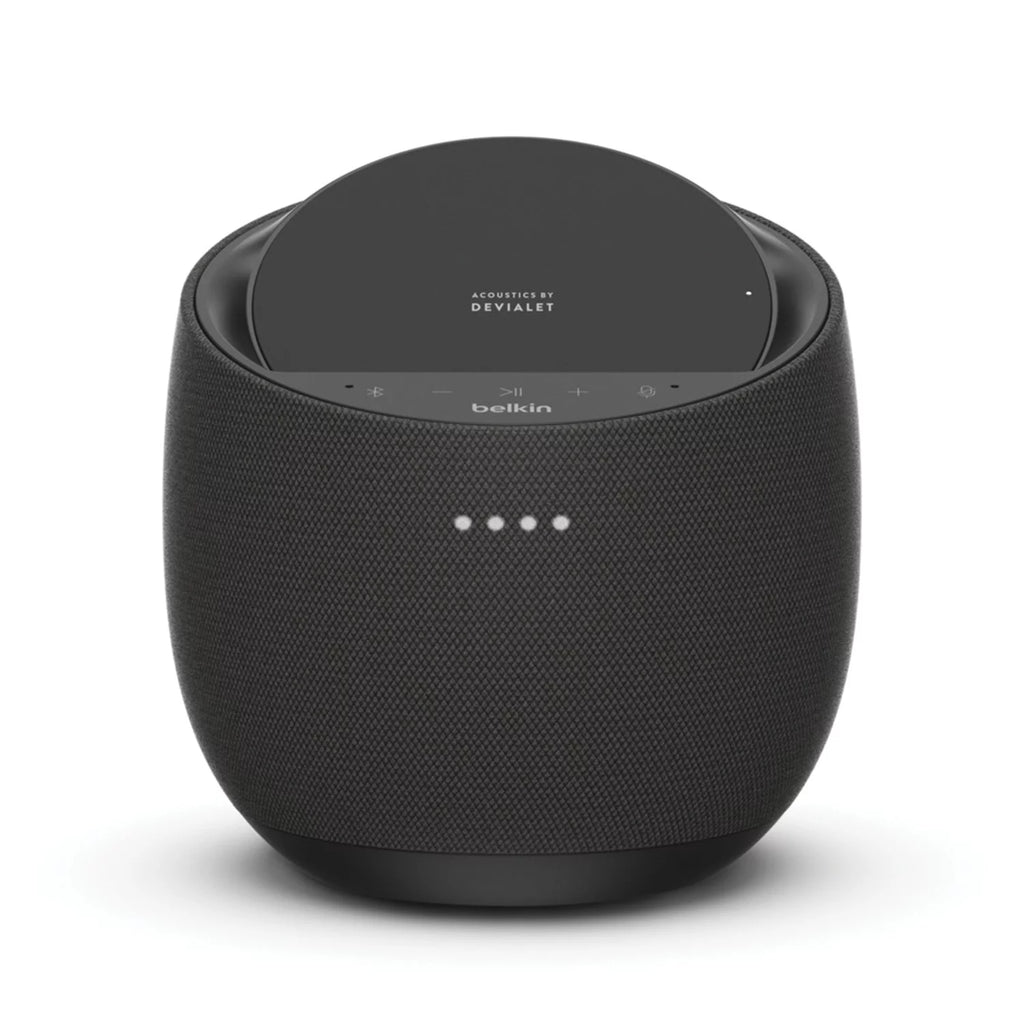 Portable Bluetooth Speaker with Wireless Phone Charger, Black R89139
