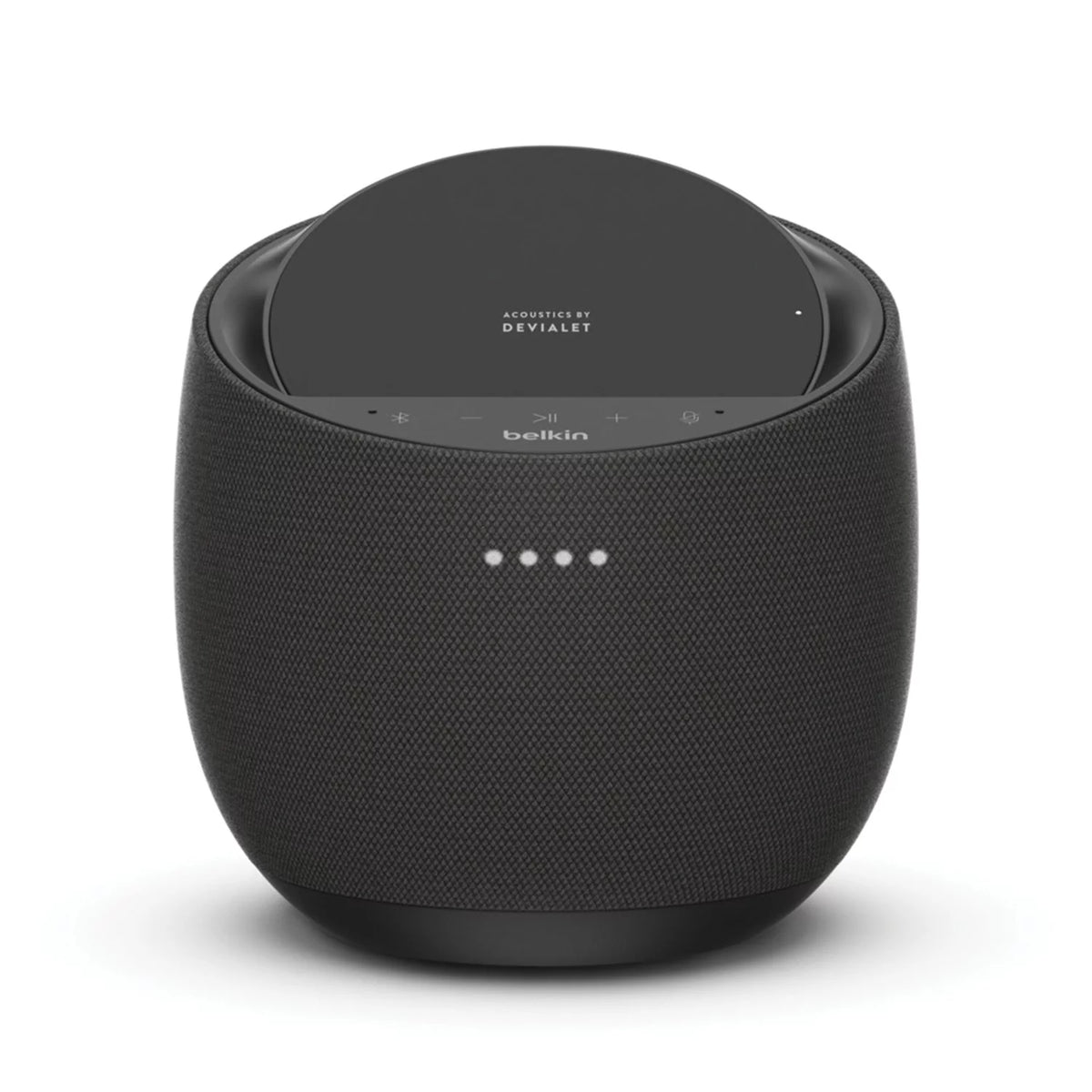Portable Bluetooth Speaker with Wireless Phone Charger, Black R89139