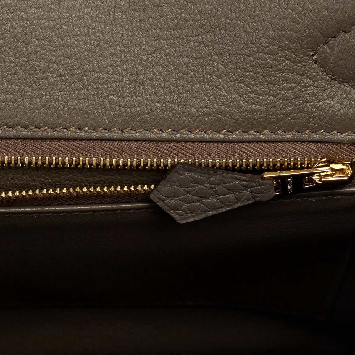 Togo Leather Handbag E386825