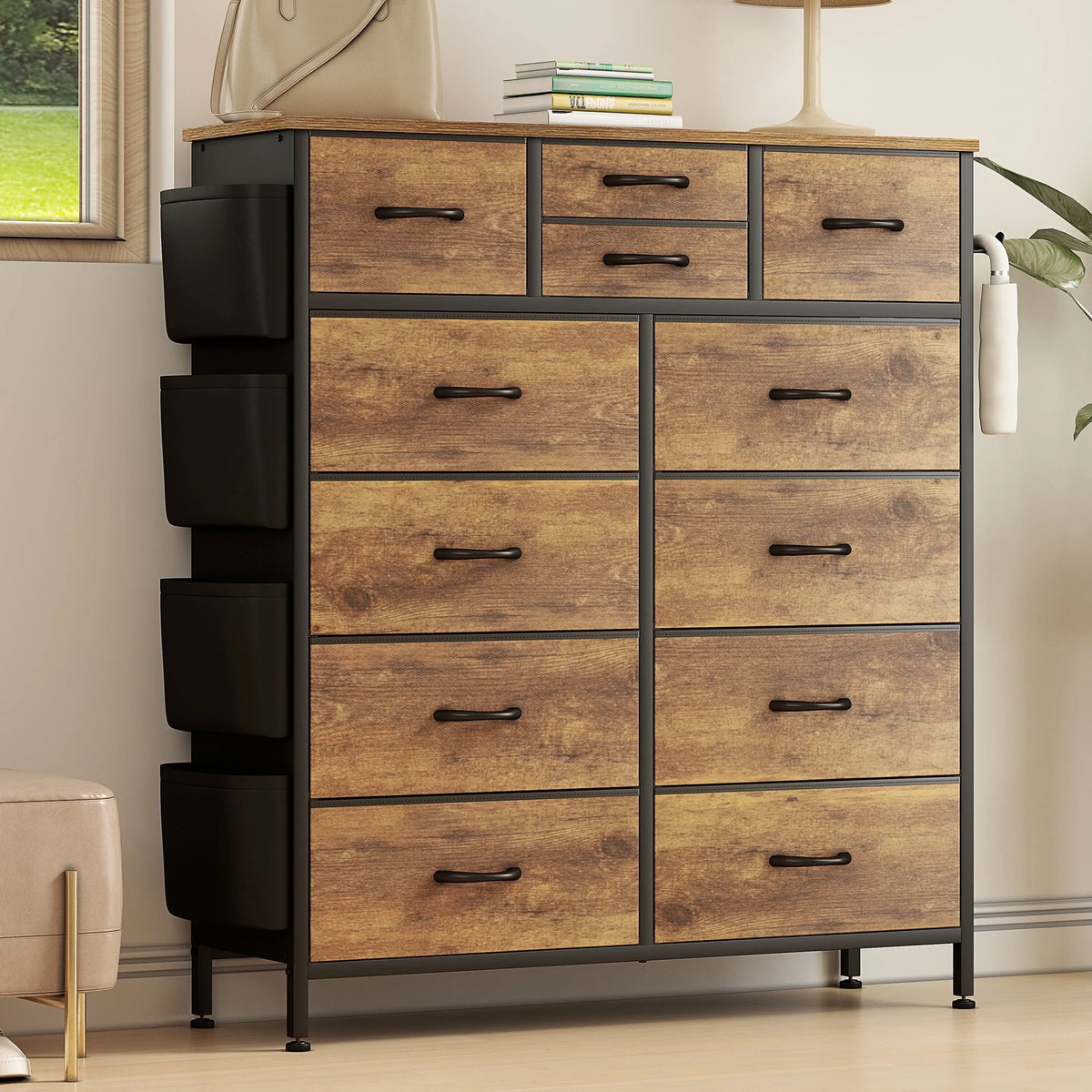 12 Drawer Fabric Dresser B68488