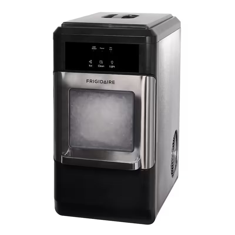 44 lbs. Freestanding Nugget Ice Maker in Stainless Steel and Black I560885