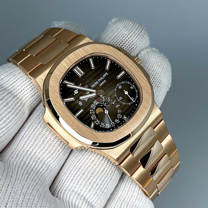 Rose Gold Moon Phase 40mm Watch X152