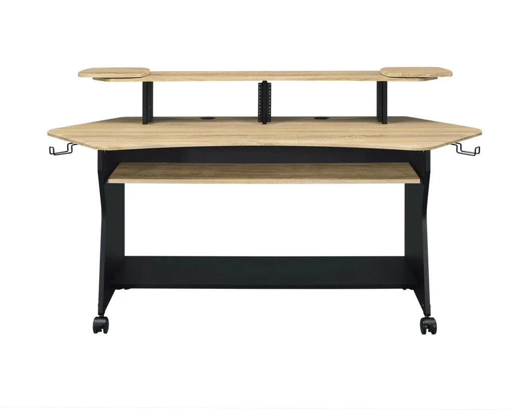Music Recording Studio Desk Workstation with 2 x 4U Rack V629408