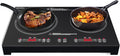 1800W Double Induction Cooktop with Kids Safety Lock O710