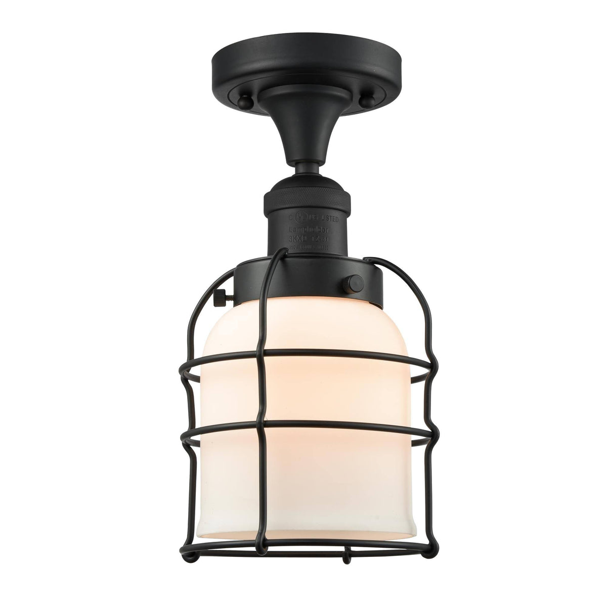 1 Light Semi-Flush Mount Matte V3964