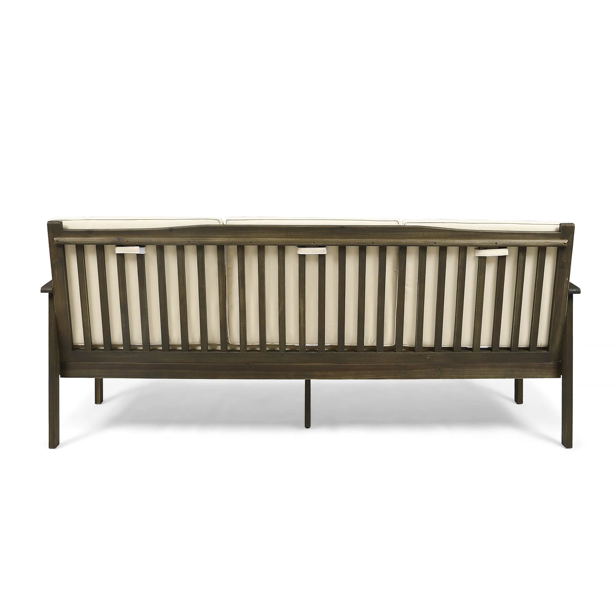 Acacia Wood Sofa with Cushions I29552