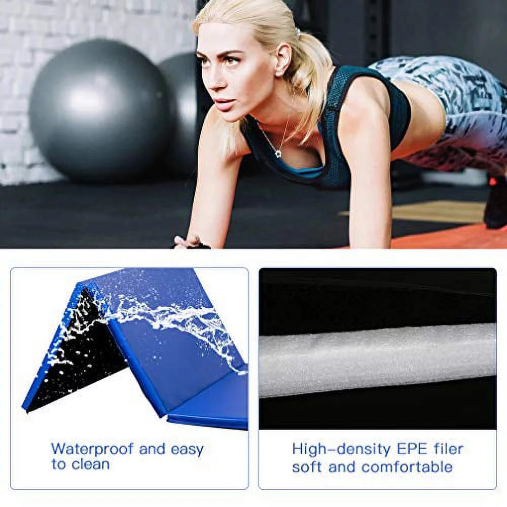 Folding Panel Gymnastics Mat 4'x8'x2 L94196