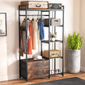 Freestanding Closet Organizer with Hanging Rod Y566763