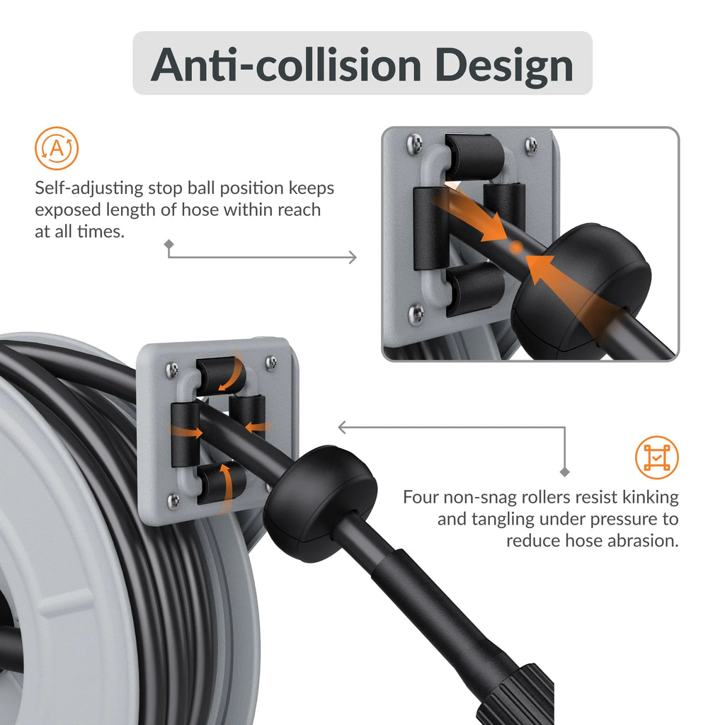 Retractable Pressure Hose Reel 1/4in P477