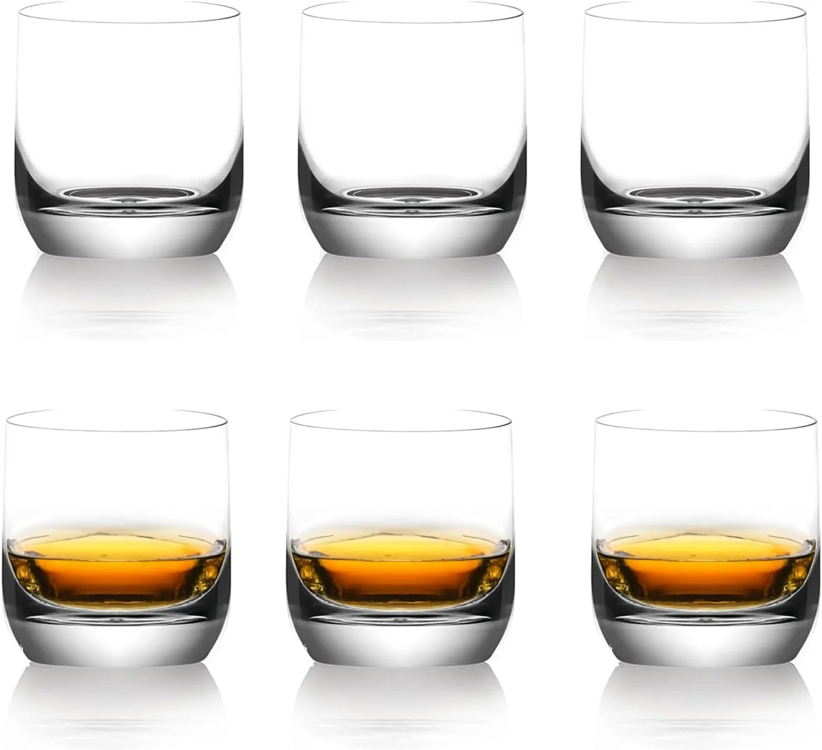 Crystal Double Old Fashioned Glasses Set Of 6 U2310