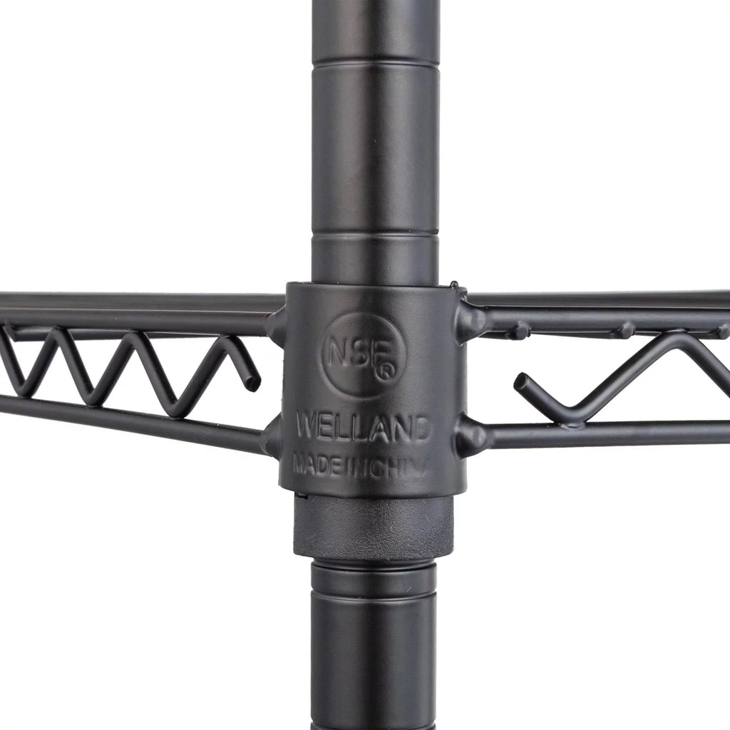 6-Tier Black Wire Shelving Rack N81333