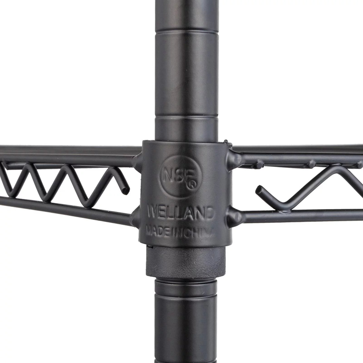 6-Tier Black Wire Shelving Rack N81333