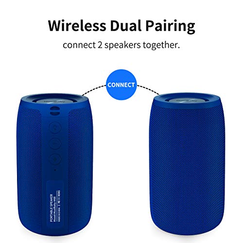 Bluetooth Speaker, Small Portable Speaker, Waterproof, Wireless, Bass, HD Sound, 24H Playtime S3575