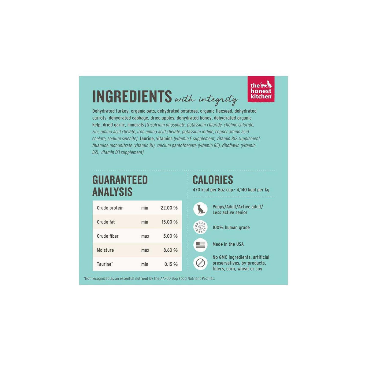 Dehydrated Whole Grain Dog Food Turkey P11490