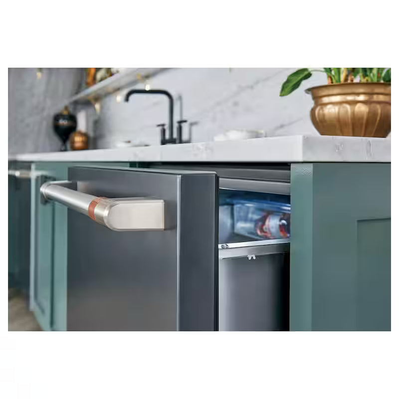 5.7 cu. ft. Matte Black Undercounter Dual-Drawer Refrigerator W22482