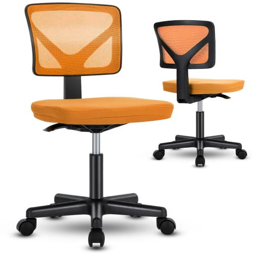 Armless Desk Chair with Lumbar Support K2331