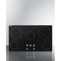 Black 5-Burner Radiant Cooktop S610