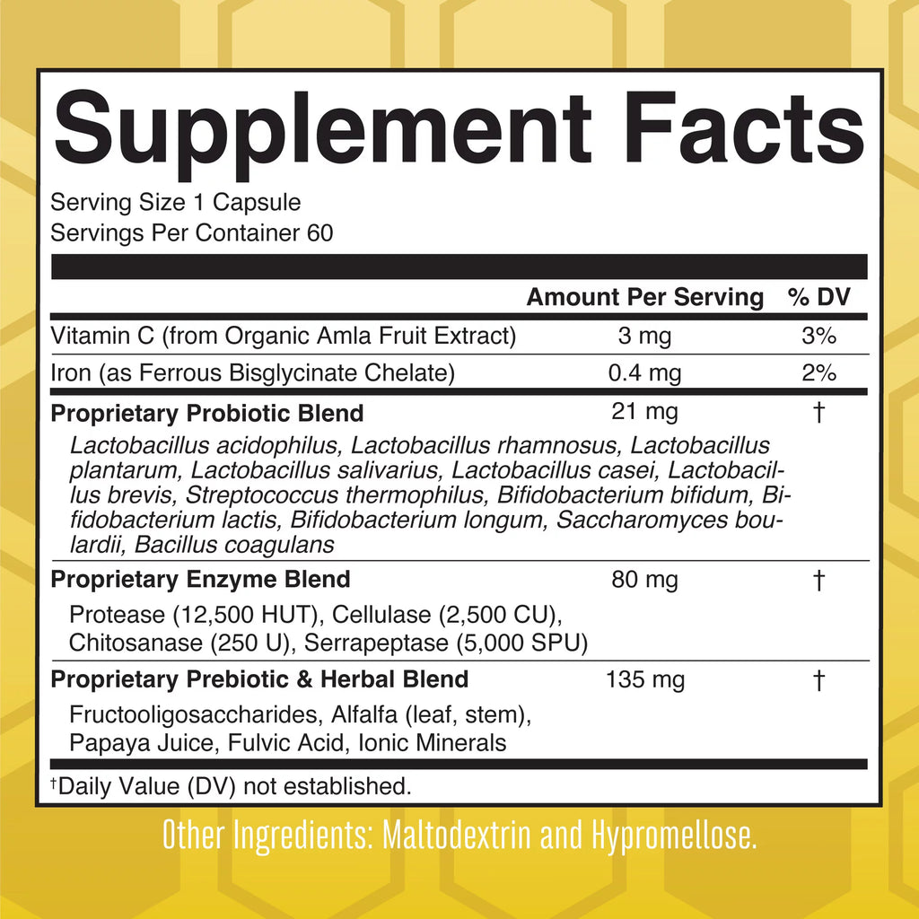 Vegan Non-GMO 60 Count Enzymes H75830