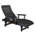 Black Chaise Lounge L9741
