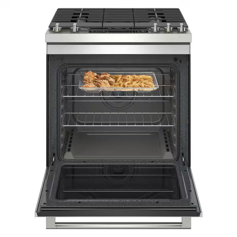 5 Burners Slide-In Gas Range Stainless Steel Q20265