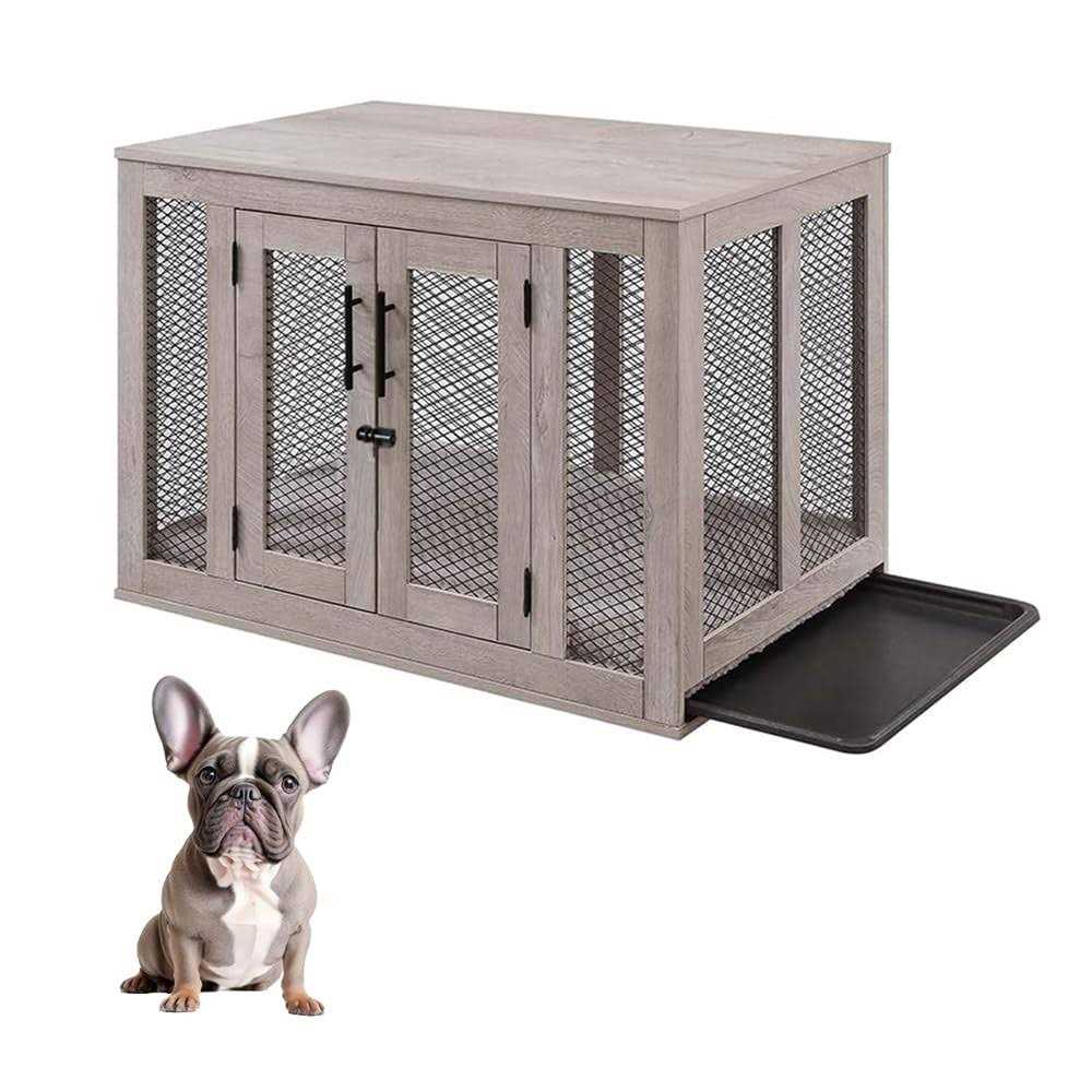Furniture Style Dog Crate with Tray D1104