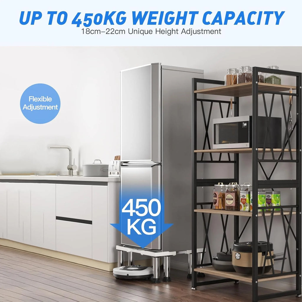 Heavy Duty 8 Stainless Steel Feet Dual Tube Stand F611