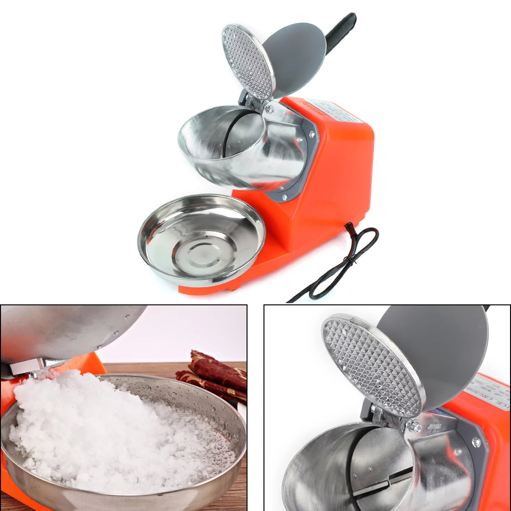 300W Electric Ice Crusher Shaved Ice Maker Q13984